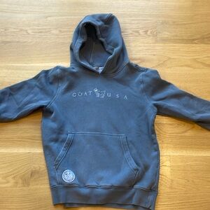 Goat youth X-Large grayish blue hoodie tye dye look. Excellent condition